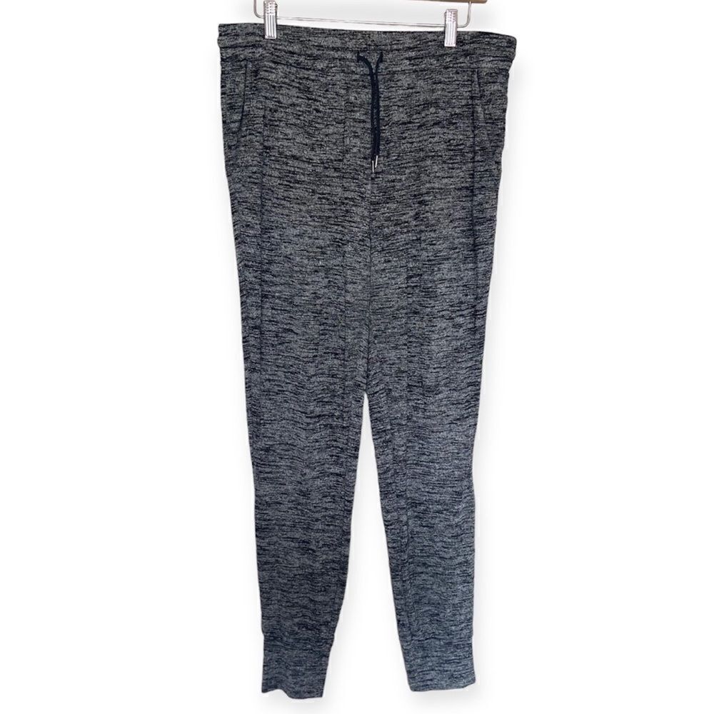 Wilfred Free | Aritzia Heather Grey Marled High-Rise Joggers Size Large